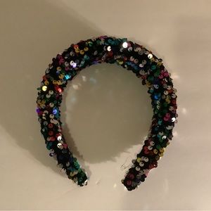 Multi colored hair headband